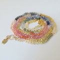 Sapphire Candy Necklace 14K Gold